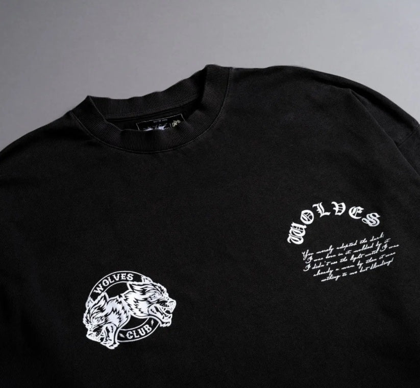 DARC SPORT - BORN IN IT V2 "PREMIUM" OVERSIZED TEE IN BLACK - MEDIUM