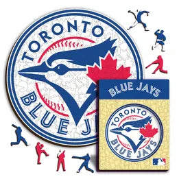 ICONIC - TORONTO BLUE JAYSTM - 500 PIECE WOODEN PUZZLE + PUZZLE SAVER SHEETS SEALED!