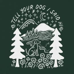 OUTDOORSY TEE - UNISEX - XLARGE- FROM WE RATE DOGS