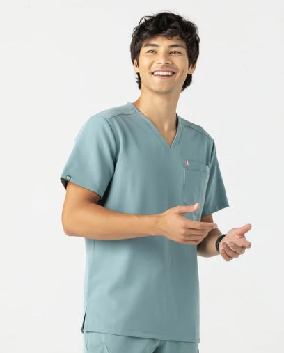MEDICLO MEN'S FYSEL® CREVAN ESSENTIAL SCRUB TOP - MEDIUM