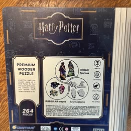 HARRY POTTER PREMIUM WOODEN PUZZLE 264 PIECES - SEALED!