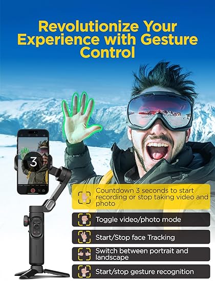 AOCHUAN Gimbal Stabilizer for Smartphone with Focus Wheel - PHONE NOT INCLUDED