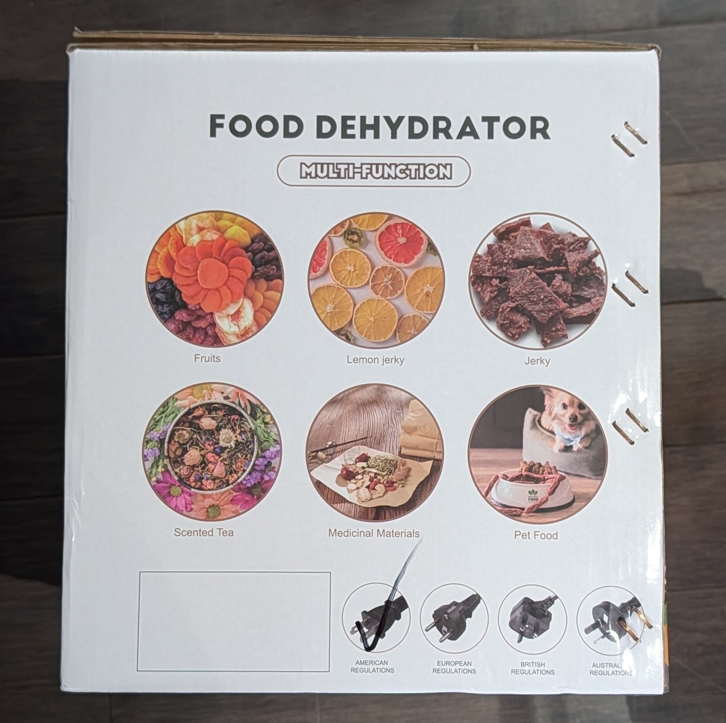 FOOD DEHYDRATOR WITH 72 HOUR TIMER AND TEMPERATURE CONTROL