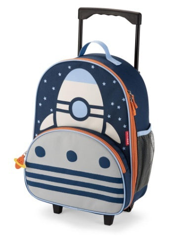 CARTERS - SPARK STYLE KIDS CARRY ON ROLLING LUGGAGE - ROCKET