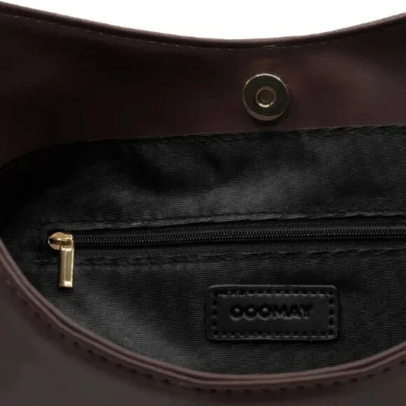 OOOMAY BAG - THE MAYA - EXPRESSO - ZIPPER CLOSURE - NEW