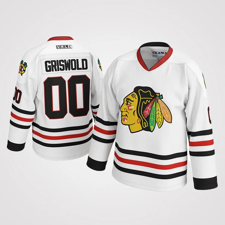 99 JERSEY - EWAY CLARK GRISWOLD #00 CHRISTMAS VACATION HOCKEY JERSEY - 5XL