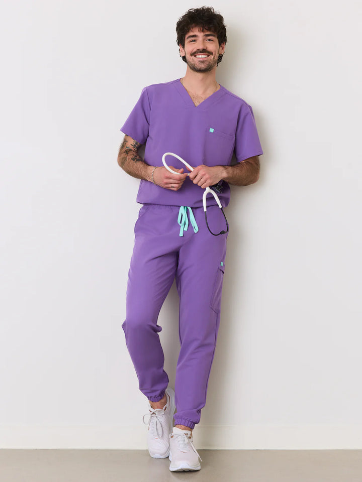 GARDE-MALADE - WILLIAM RE-GARDE™ - BLUE HORIZON - MEN'S JOGGER PANTS - SILVADUR - LARGE
