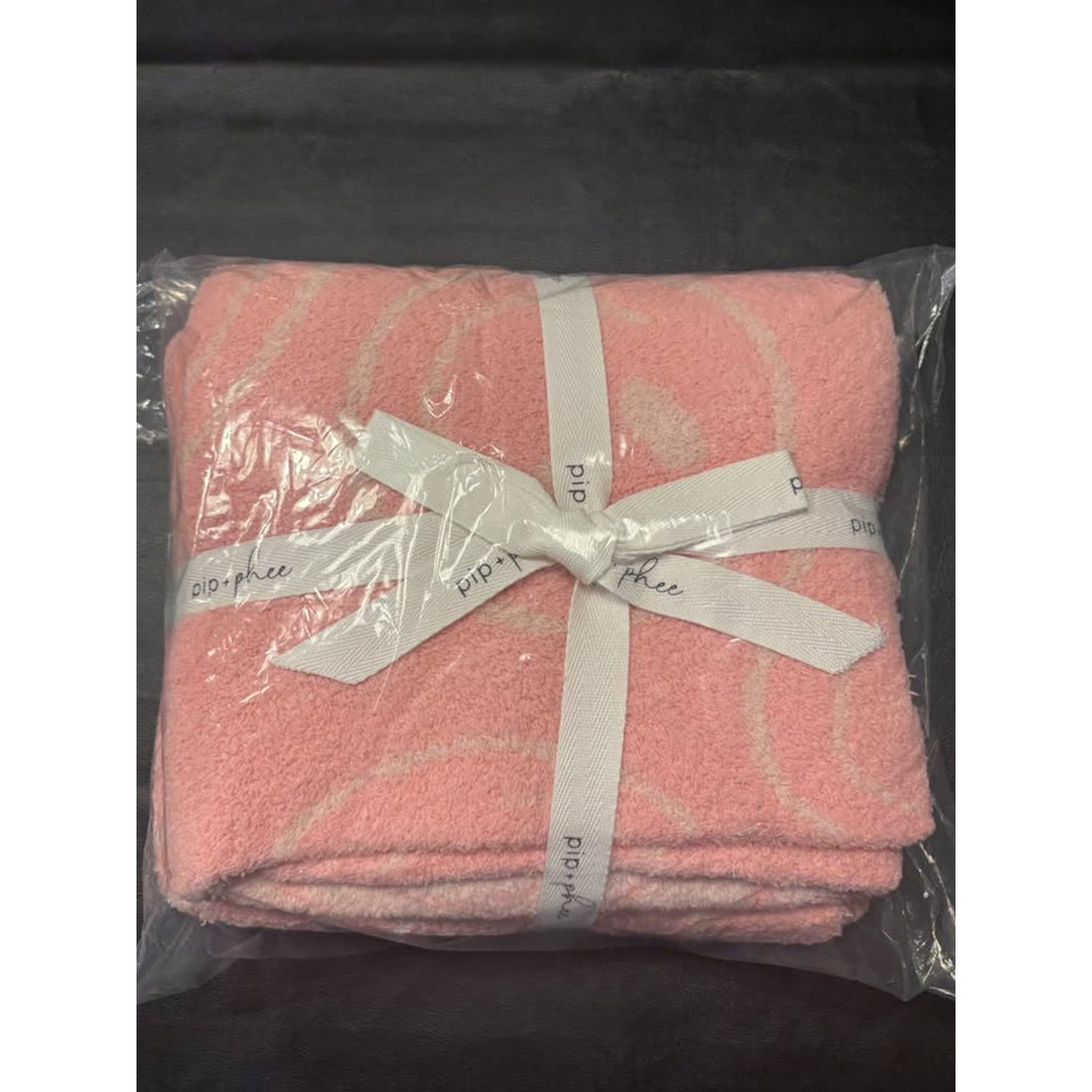 2 PIECE PIP & PHEE - Blush Toddler Blanket & Burp Cloth