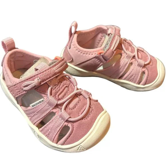 KEEN - TODDLERS MOXIE SANDAL - NOSTALGIA ROSE/PAPAYA PUNCH - SIZE 7 - NEW (Copy)