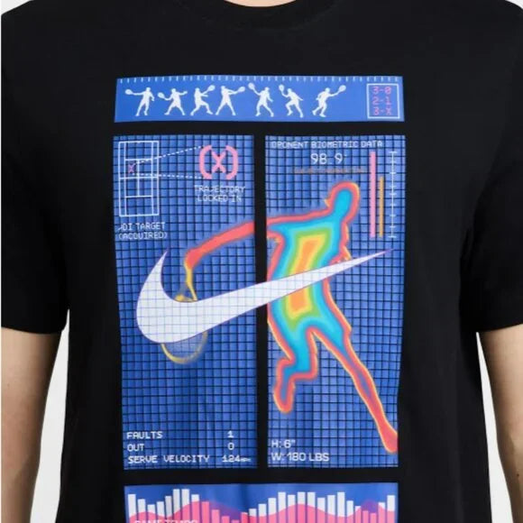 NIKE COURT MEN'S DRI-FIT TENNIS T-SHIRT - MEDIUM- NEW