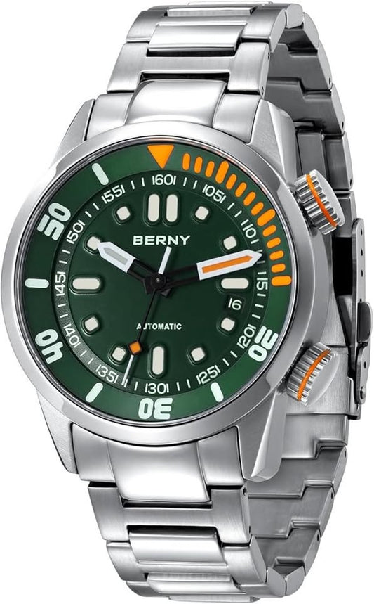 BERNY-MEN AUTOMATIC COMPRESSOR DIVER WATCH AM339MS