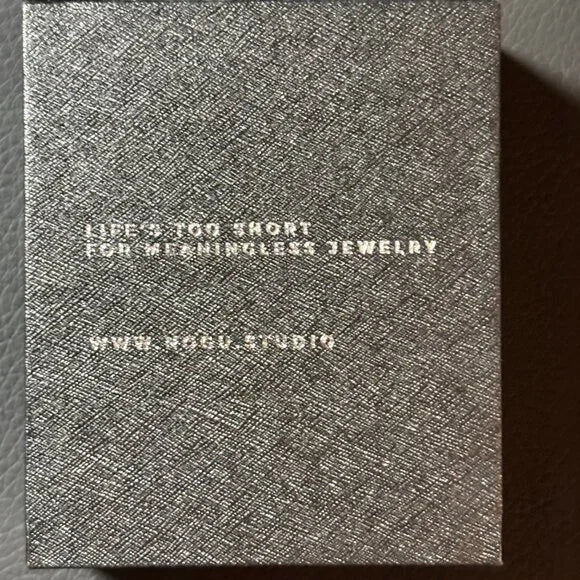 NOGU - RAINBOW WHITE MERMAID GLASS DROP EARRINGS - NWOT