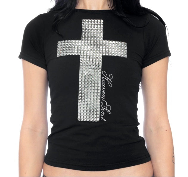 HEAVEN SENT - #BLESSED TEE - XSMALL - NEW (Copy)