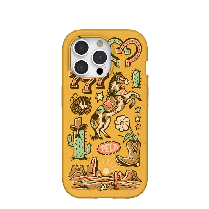 PELA IPHONE 15 PRO CASE - HONEY MILLER WEST