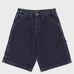 ERASED WIDE LEG DENIM SHORTS - MEN'S SIZE 34
