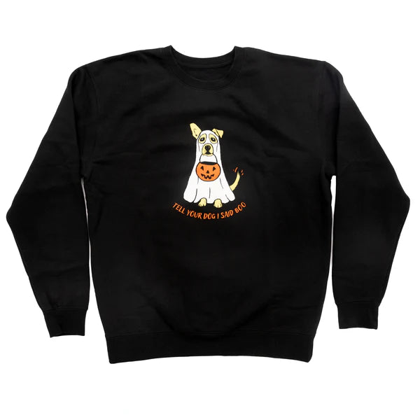 CLASSIC CREWNECK - GHOST DOG - UNISEX - MEDIUM - FROM WE RATE DOGS