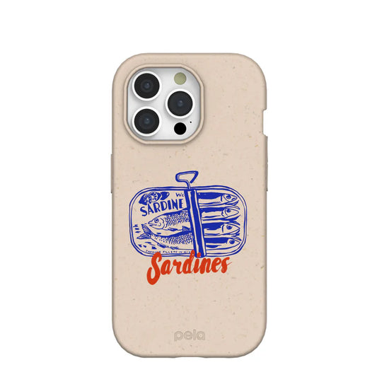 PELA IPHONE 15 PRO CASE - SEASHELL SARDINES
