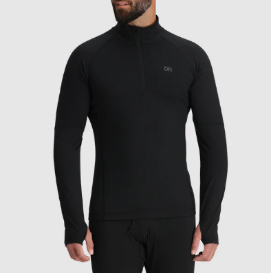 OUTDOOR RESEARCH - MEN'S ALPINE ONSET MERINO 150 QUARTER ZIP - XLARGE