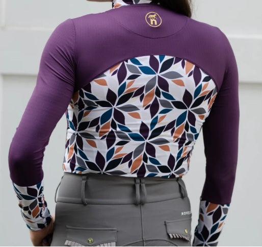 NOVELLA Women's Horse Show Long Sleeve Shirt- Estrella - Small