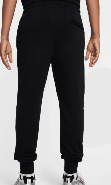 NIKE CLUB FRENCH TERRY JOGGER MEN - BLACK/BLACK/WHITE FN3801-010 -MEDIUM