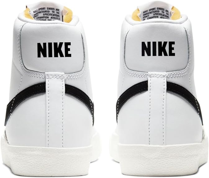 NIKE BLAZER MID 77 WHITE BLACK CZ1055-100 WOMEN'S SIZE 6, MEN'S 4.5