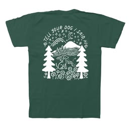 OUTDOORSY TEE - UNISEX - XLARGE- FROM WE RATE DOGS