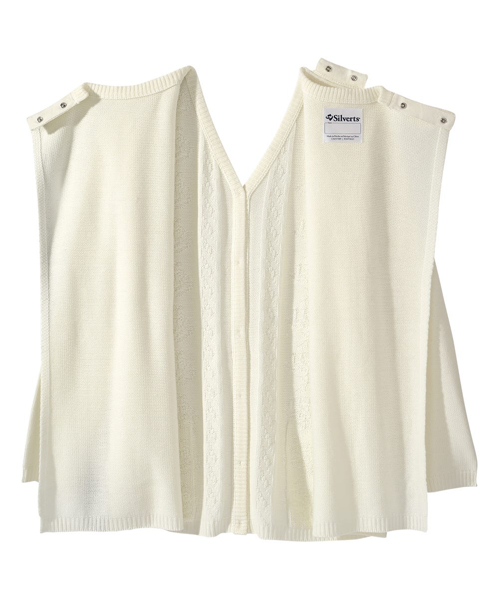 SILVERTS - WOMEN'S OPEN BACK CARDIGAN - MEDIUM