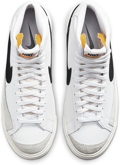 NIKE BLAZER MID 77 WHITE BLACK CZ1055-100 WOMEN'S SIZE 6, MEN'S 4.5