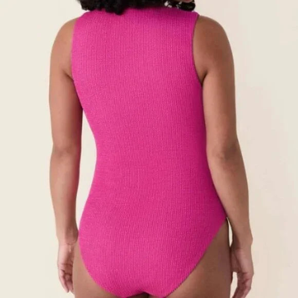 ANDIE - THE MALIBU ONE PIECE LONG TORSO - FIRE RED - LARGE