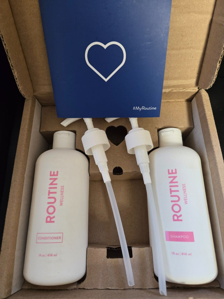 Routine Wellness ROSE HIPS 14oz Shampoo & Conditioner W/Pumps NEW