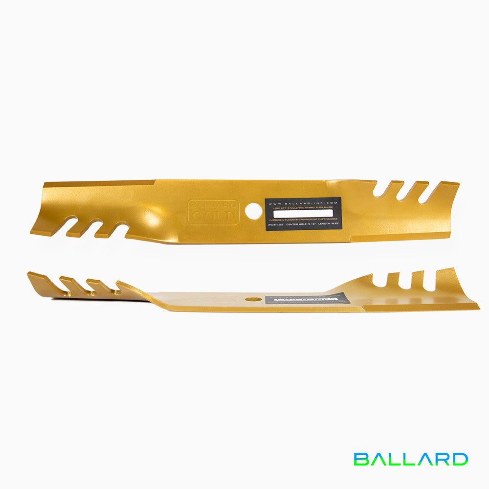 Ballard Gold GB2-8-18 Mulching Blades 54" - Qty/3 - 18" Cut NEW