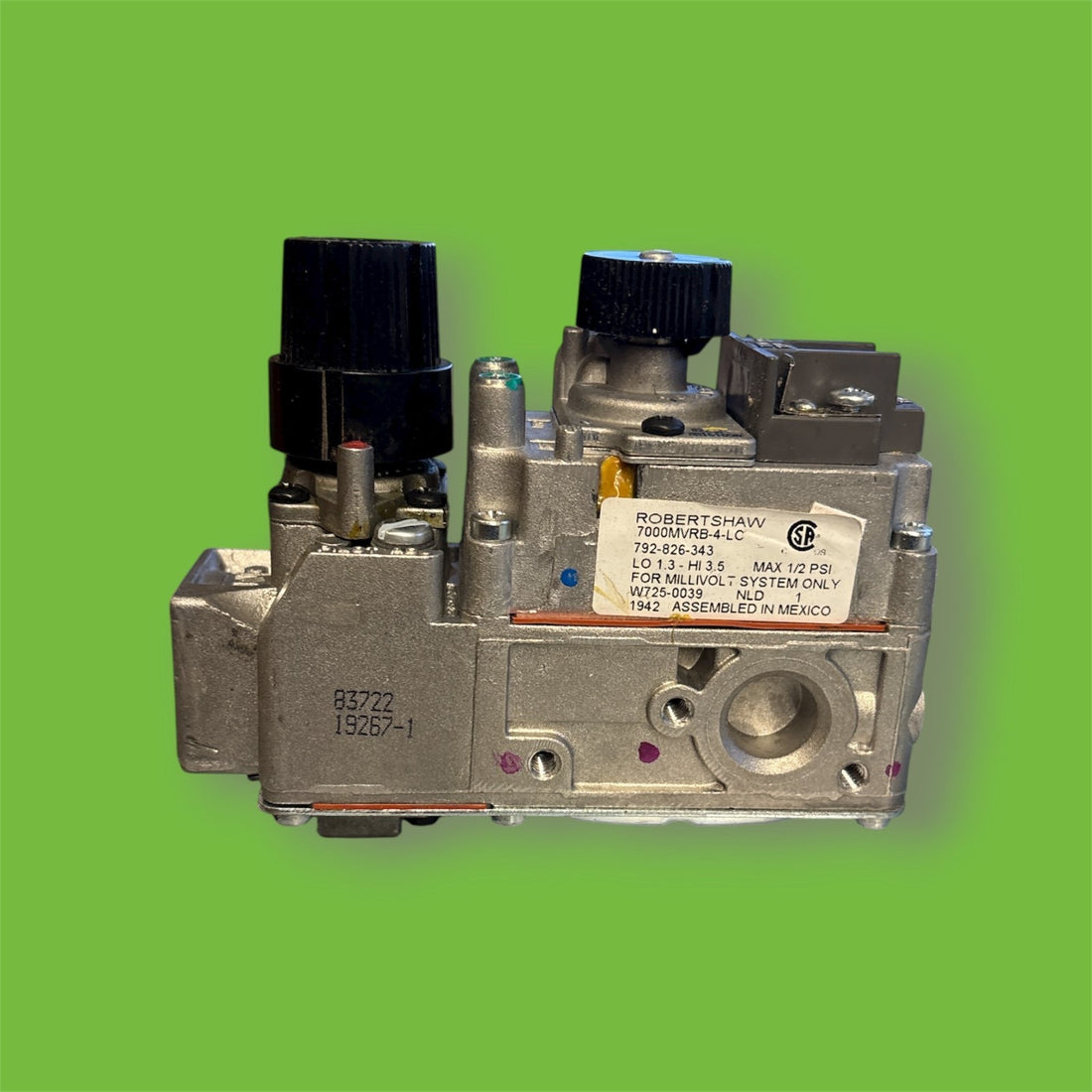 Natural Gas Robertshaw (W725-0039)  Napoleon GDIZC & GDI44 Gas Valve Replacement