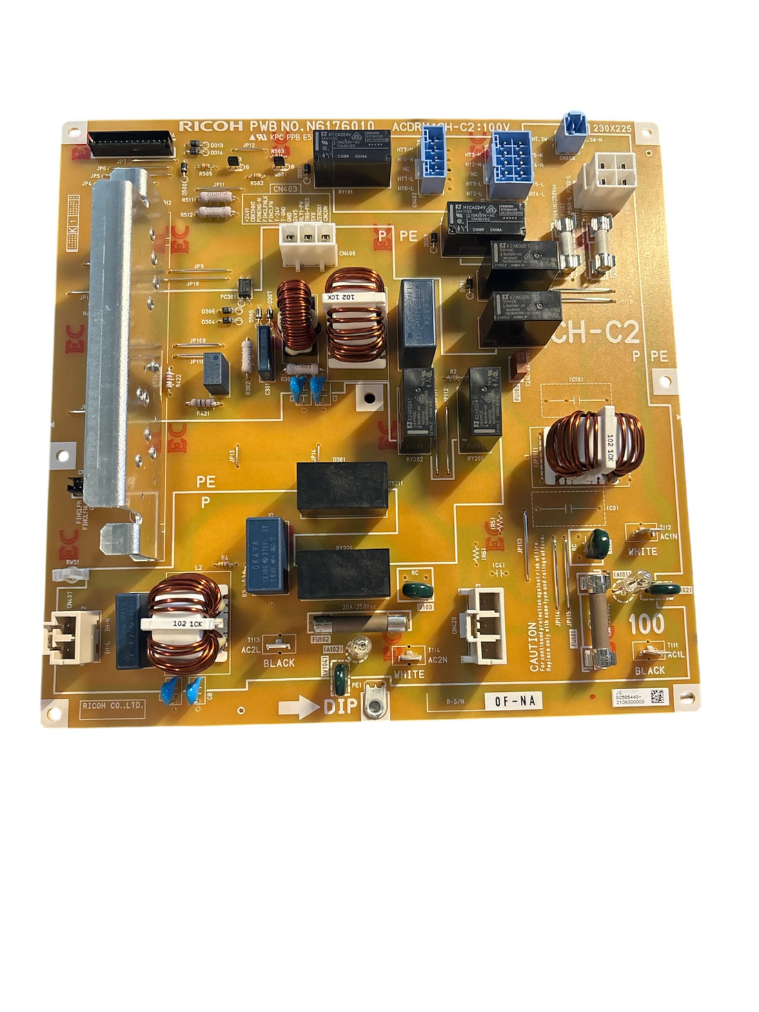 Ricoh MP C6503 C6503SP 100V AC DRV CH-C2 Driver Control Board Assy NEW