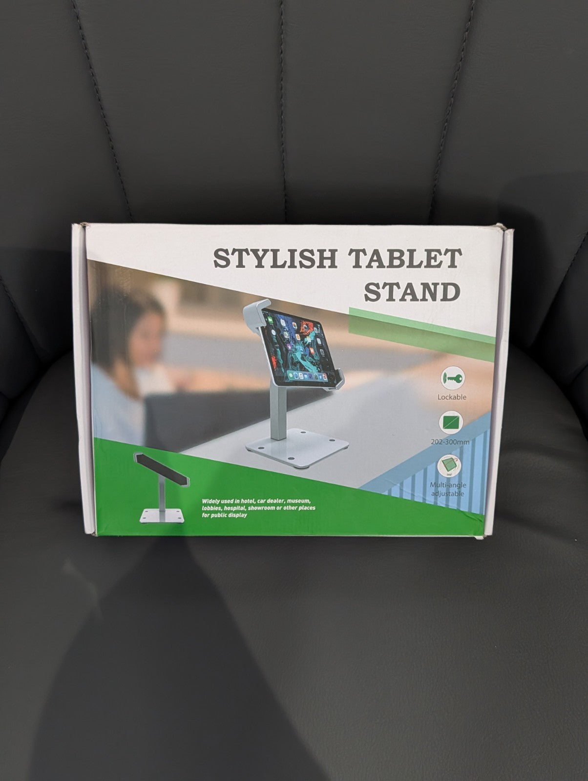 Anti-Theft Desktop Tablet Kiosk Stand Holder, Heavy Duty Countertop Tablet NEW