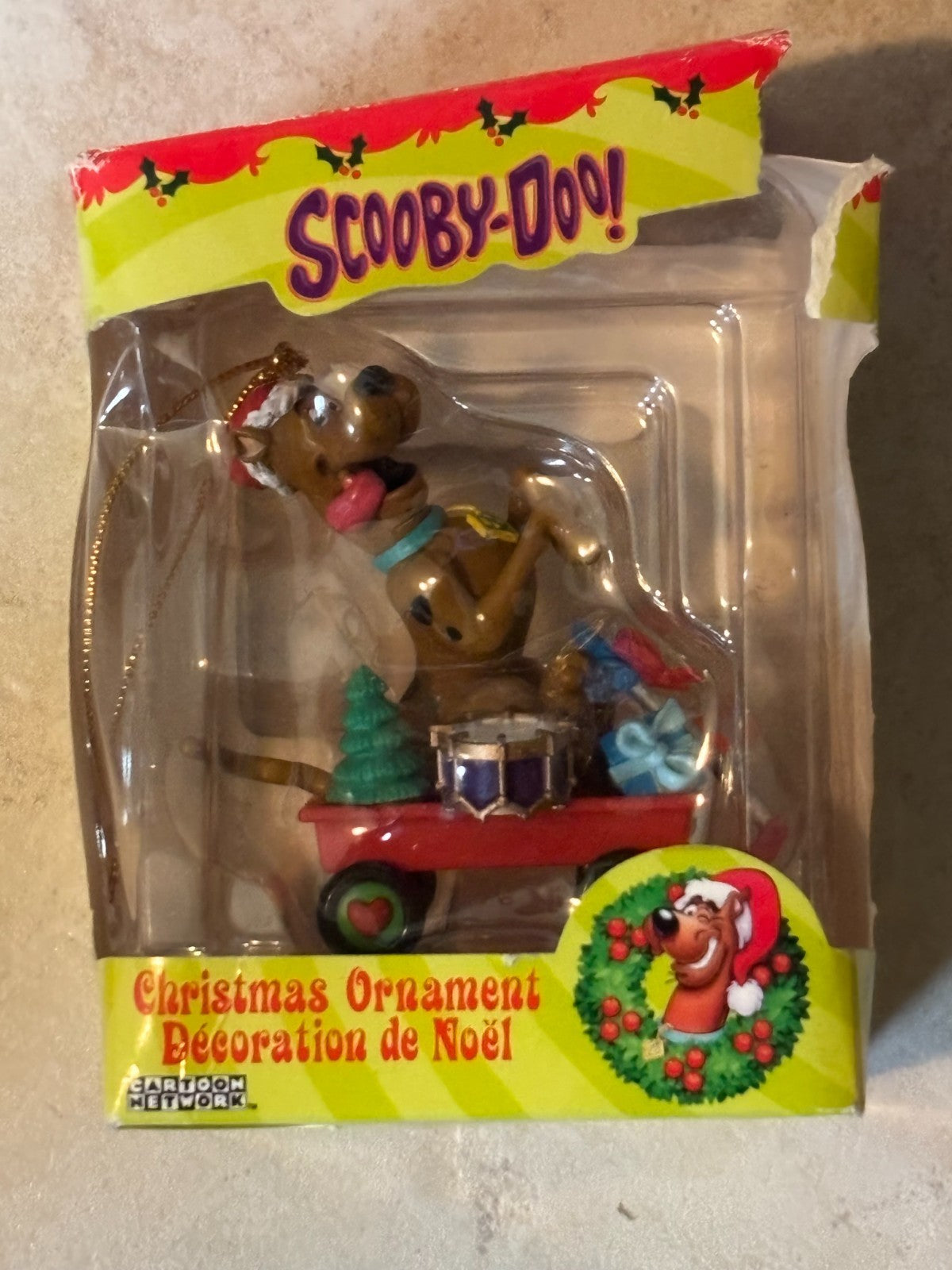 CARTOON NETWORK SCOOBY-DOO CHRISTMAS ORNAMENT SCOOBY CHRISTMAS WAGON *NEW/ISSUES