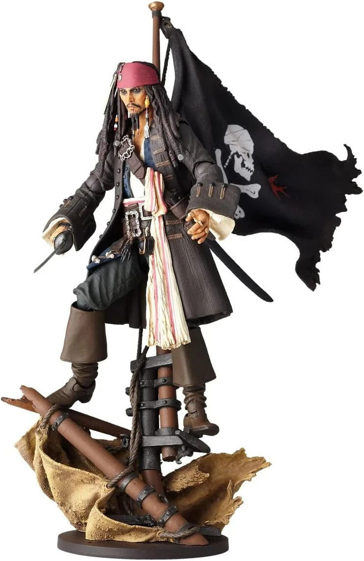 KAIYODO REVOLTECH PIRATES OF THE CARIBBEAN JACK SPARROW W/ TRACKING