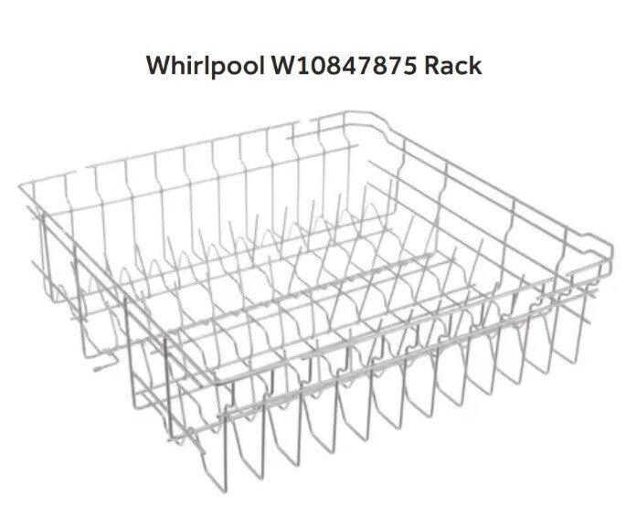 Whirlpool Upper Dishwasher Rack W10847875