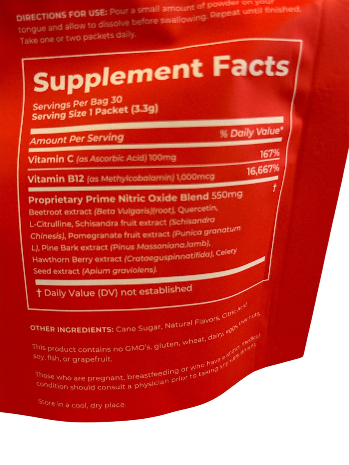 Healthy Home Prime Mixed Berry Nitric Oxide Activator 30 Singles  MFG 03/2025