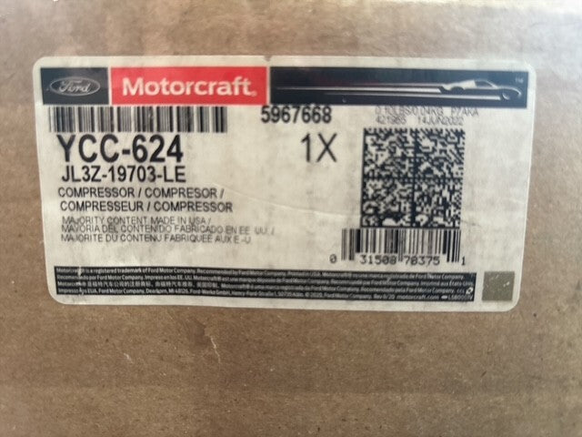 Motorcraft - Air Conditioning Compressors for 2018-2020 F-150 - JL3Z19703LE