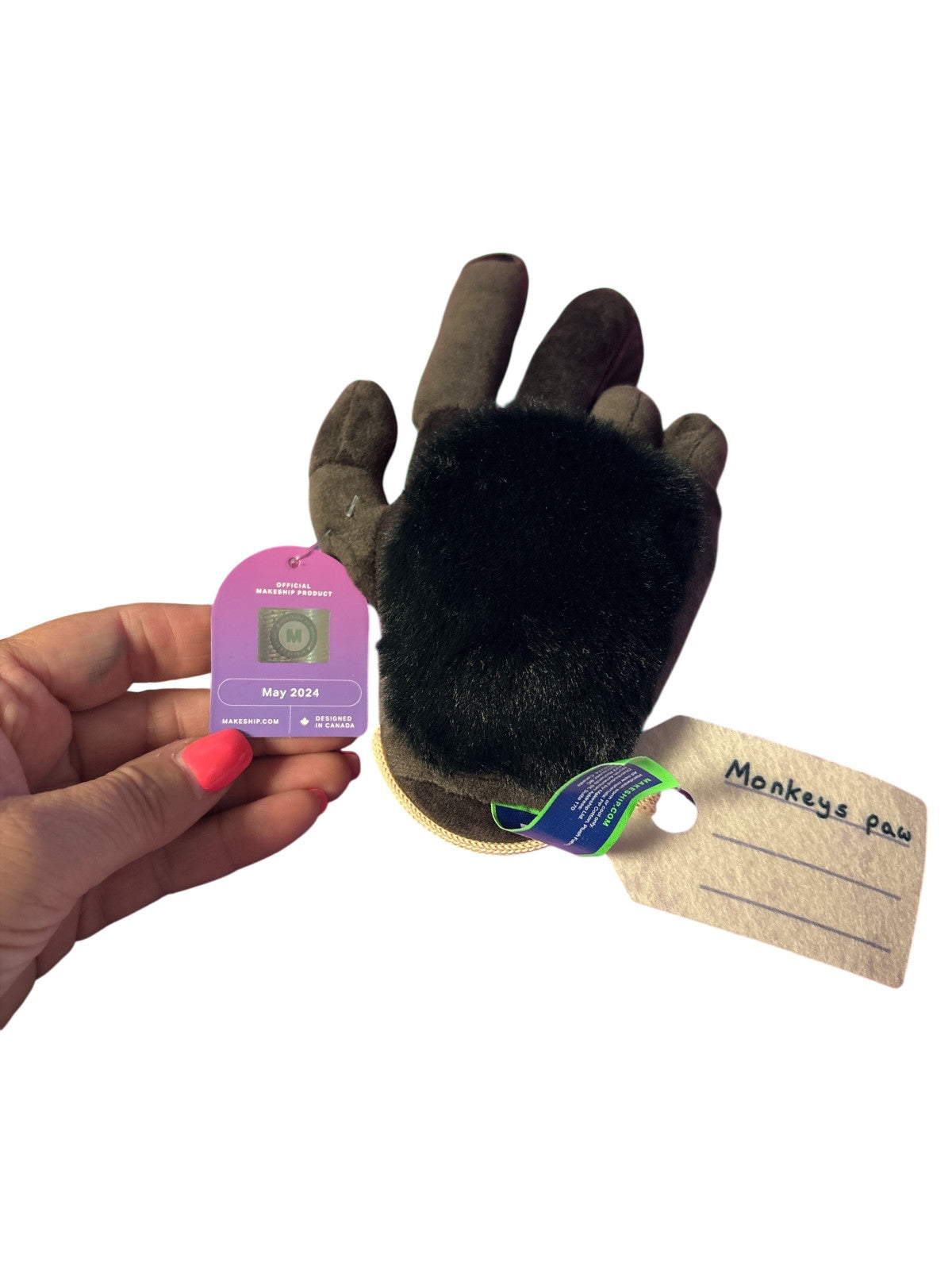 Makeship Cursed Monkey Paw Hand Plushie by Phasmophobia  only 1,375 made