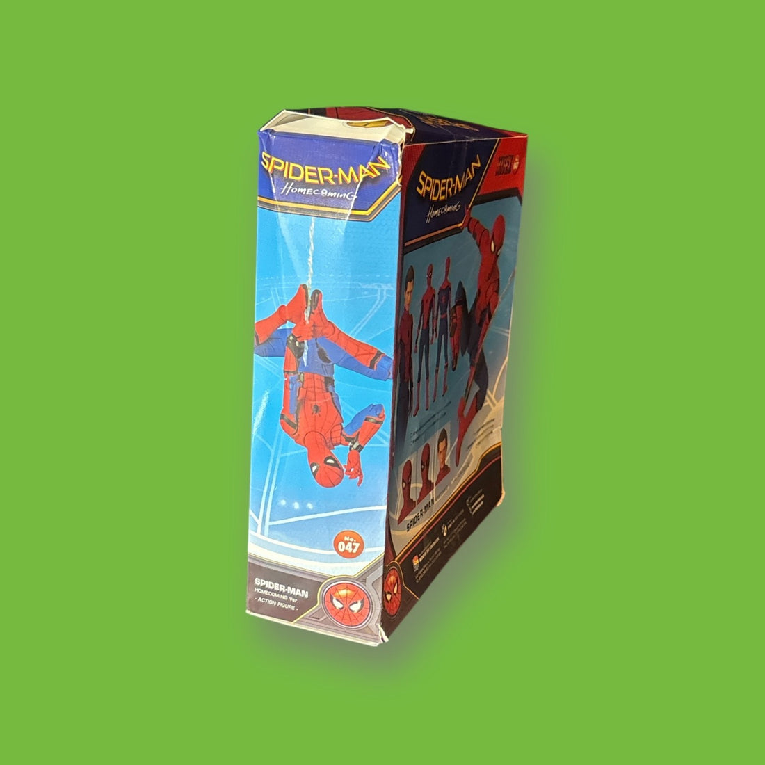 MEDMAFEX No. 047 Spider-Man Homecoming Action Figure - AUTHENTIC, DISTRESSED BOX