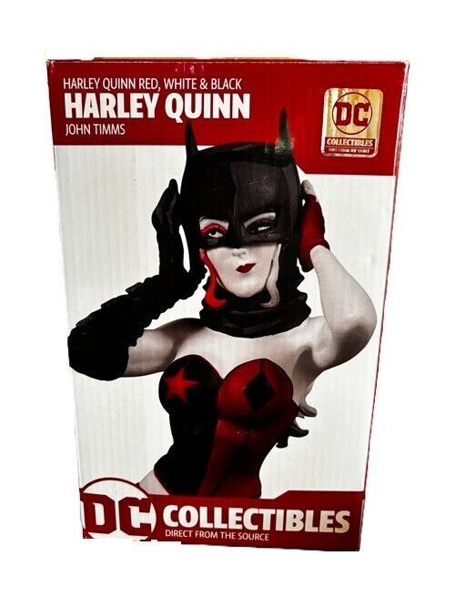 HARLEY QUINN RED WHITE & BLACK BY JOHN TIMMS Limited Edition #0651/5000