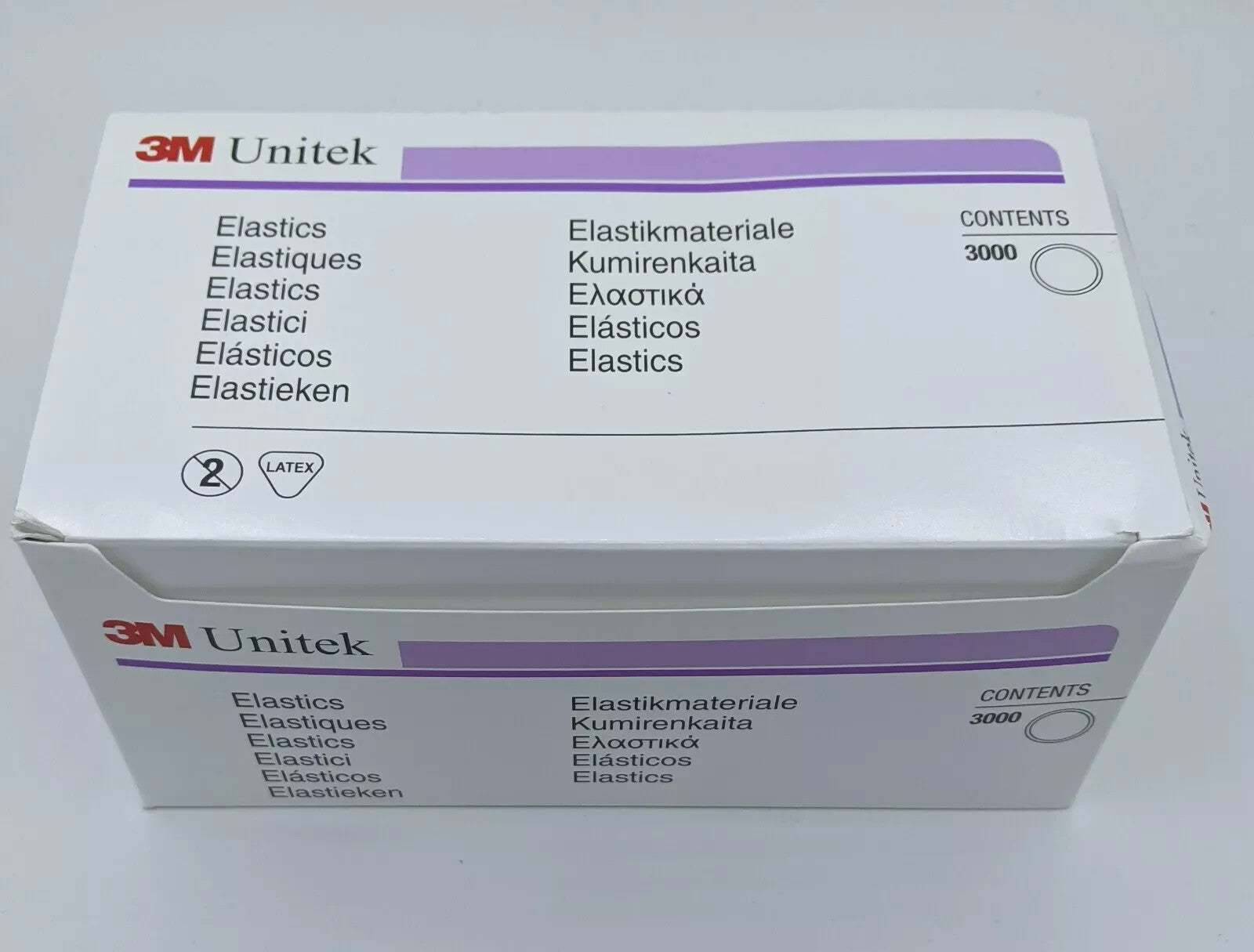 3M Unitek Orthodontic Elastics,ANNA 404-746 5/16in,7.9mm Heavy 8oz (Box of 3000)