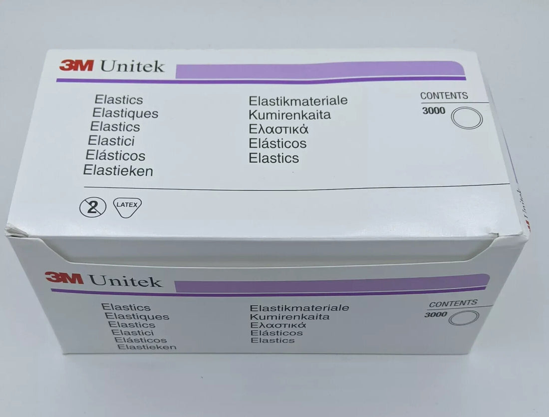 3M Unitek Orthodontic Elastics,ANNA 404-746 5/16in,7.9mm Heavy 8oz (Box of 3000)