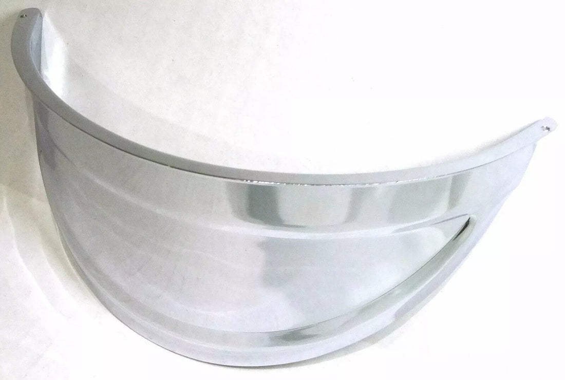 Headlight Visor for Round 7" Headlight Universal Fit Chrome 8" Base 10467 2 PACK