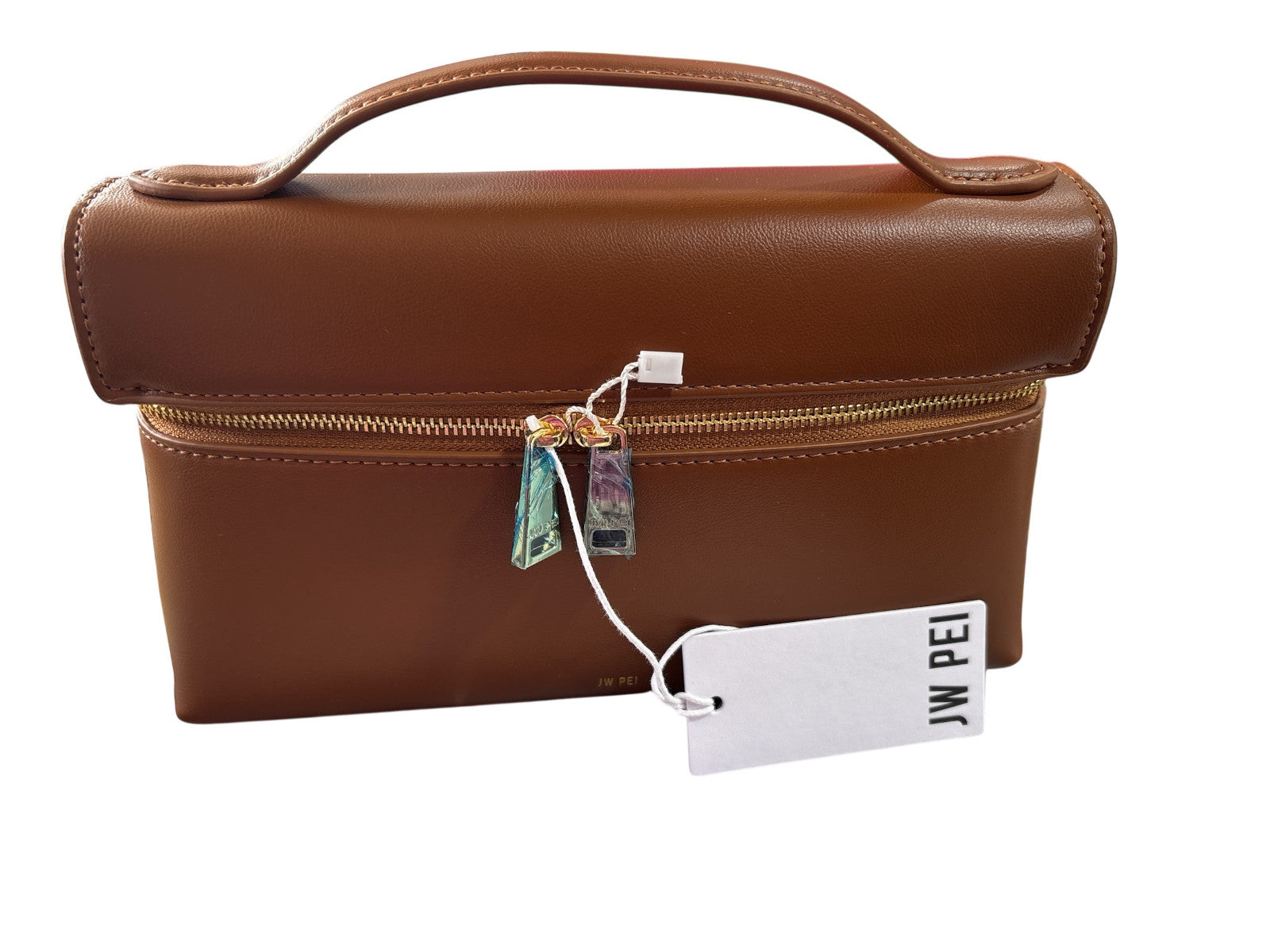 New JW PEI Women's Thea Top Handle Bag - Brown NWT