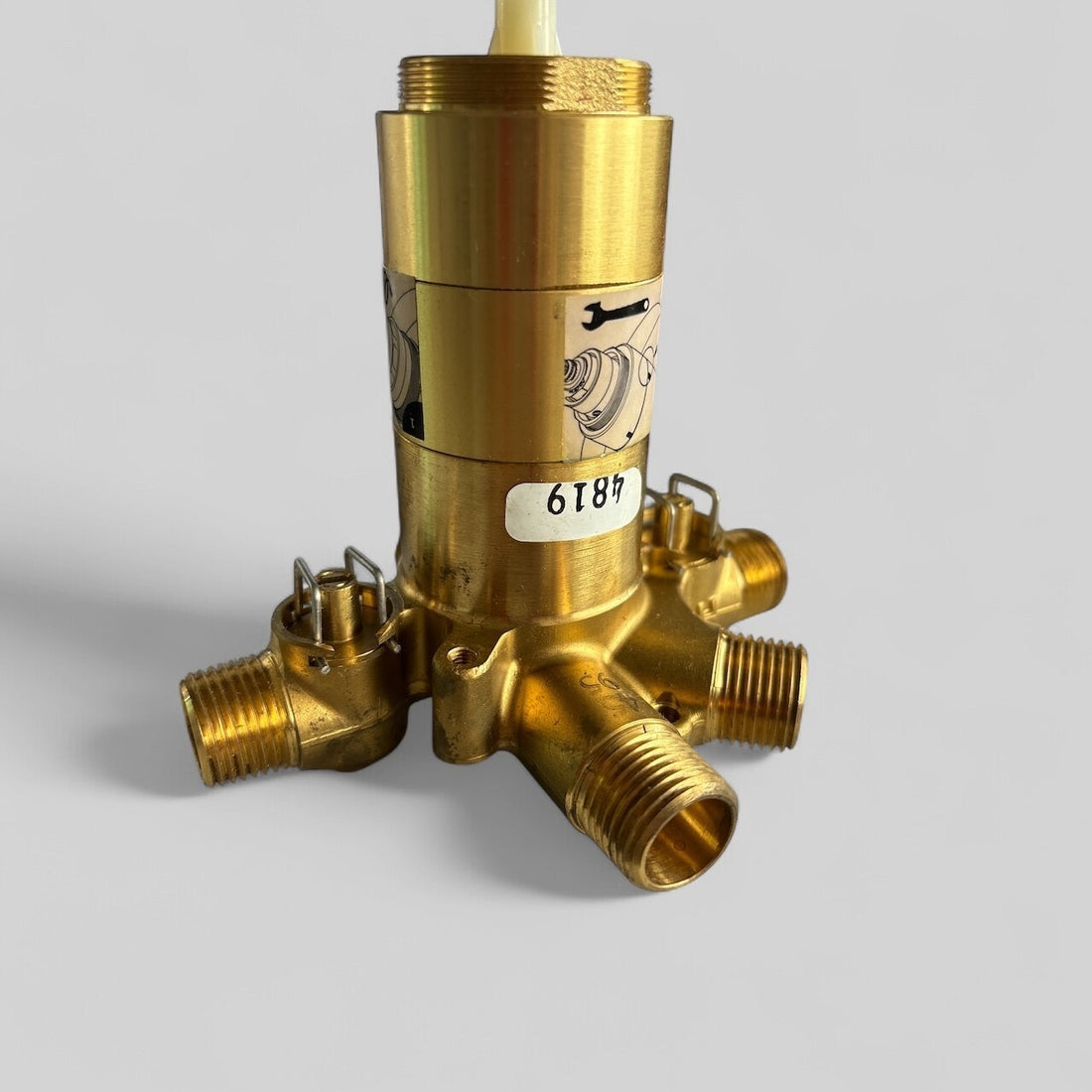 Riobel R45 3-Way Type T/P (Thermostatic/Pressure Balance) Coaxial Valve NEW