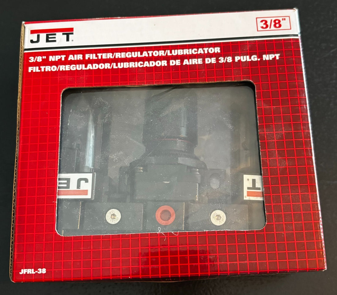 JET JFRL-38 3/8" NPT Air Filter/Regulator/Lubricator NEW