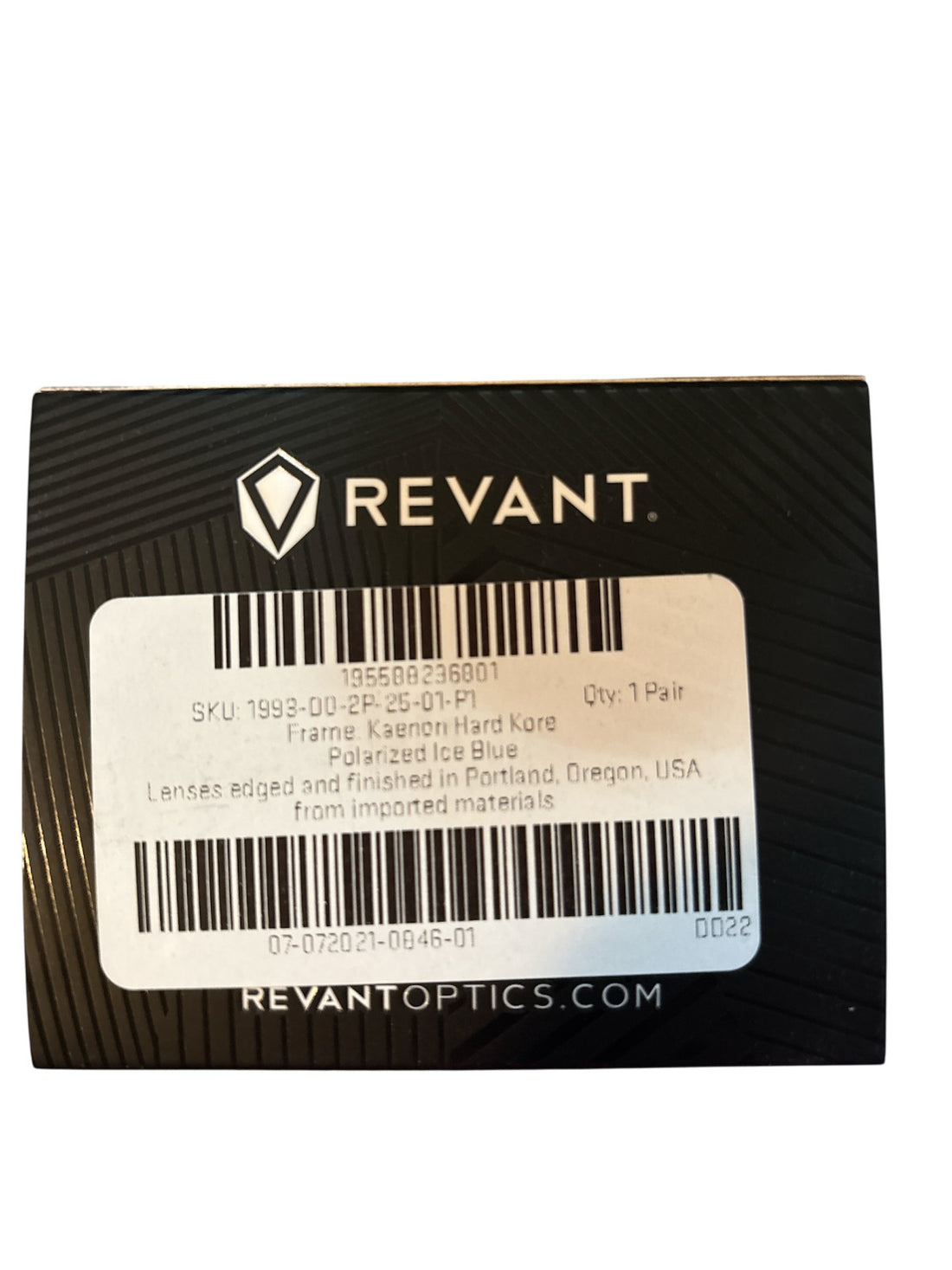 Kaenon Hard Kore Replacement Lenses by Revant Optics - Polarized Ice Blue - NEW