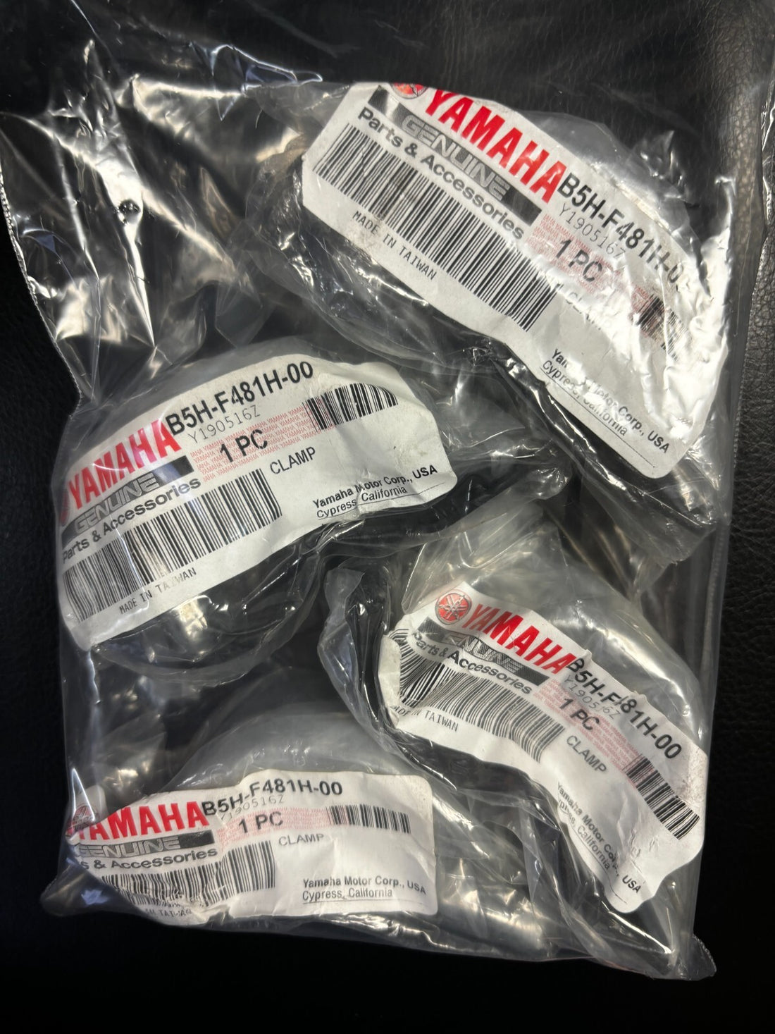 Yamaha B5H-F481H-00 Clamp Support - Y190516Z - Lot of 4 Individually Wrapped